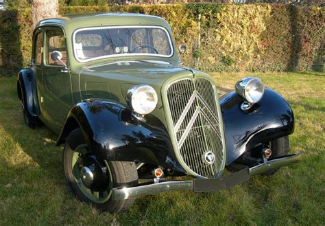 Location Citroën Traction 11BL 1937 1937 Vert amande Noir Calas