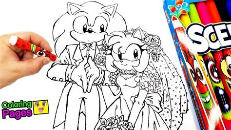 Sonic And Amy Rose Wedding Coloring Pages Tobu Candyland Ncs Release Youtube