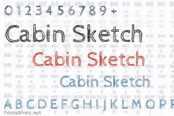 Cabin Sketch Font Download - Fonts4Free