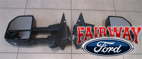 2021 2022 2023 F 150 Oem Genuine Ford Power Trailer Tow Mirrors Manual Fold W Camera Blis