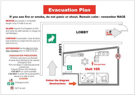 Evacuation Plan Edrawmax Templates