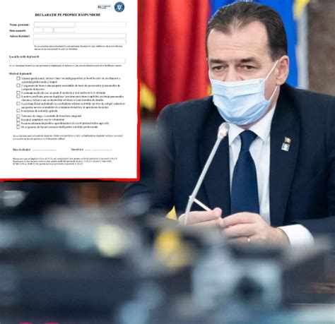 Ludovic Orban Anun De Ultim Or Despre Reintroducerea Declara Iilor