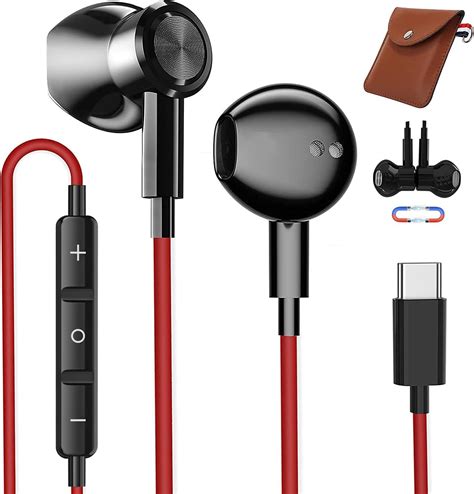 Auricolari Usb C Auricolari In Ear Con Filo Cuffie Usb C Con Microfono