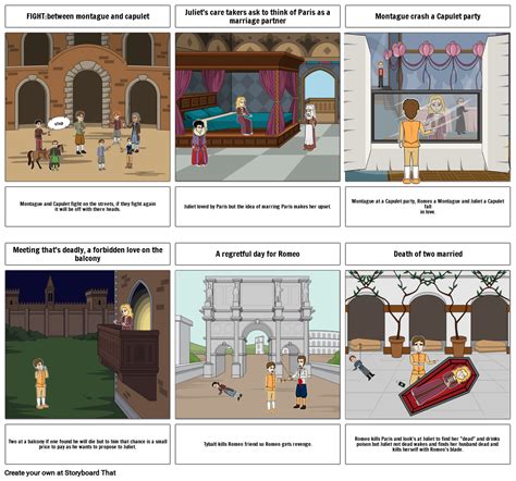 Romeo And Juliet Storyboard By Ebd01edf