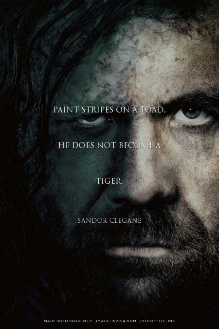 Sandor Clegane Quotes from Asoiaf | Thrones Amino