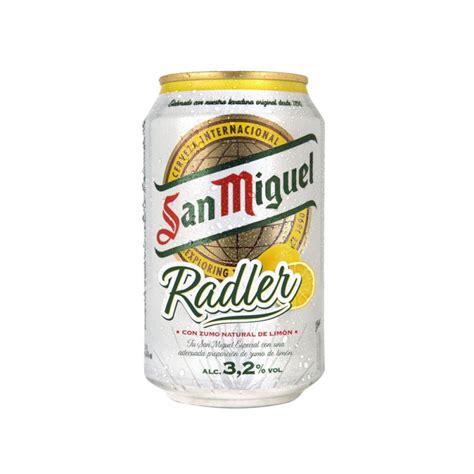 SAN MIGUEL RADLER LATA 0 33 PACK 3X8 U