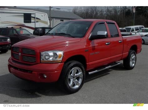 2006 Flame Red Dodge Ram 1500 Sport Quad Cab 4x4 27993654 Car Color Galleries