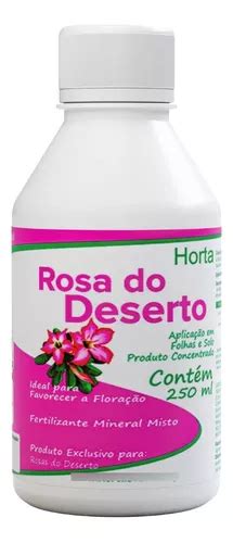 Fertilizante Adubo Rosa Do Deserto Flora O Caudex Ml Mercadolivre