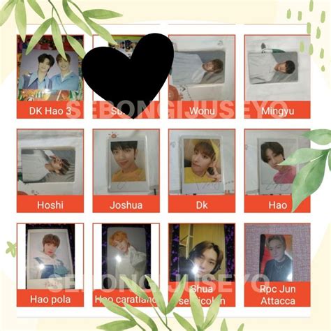 Jual Part Tc Trading Card Seventeen Otp Scoups Jeonghan Joshua