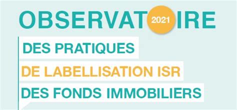 Observatoire 2021 Des Pratiques De Labellisation ISR Des Fonds