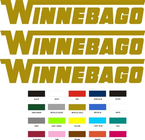 Sell Winnebago Rv Decal Graphics Decals Sticker In Intercession City