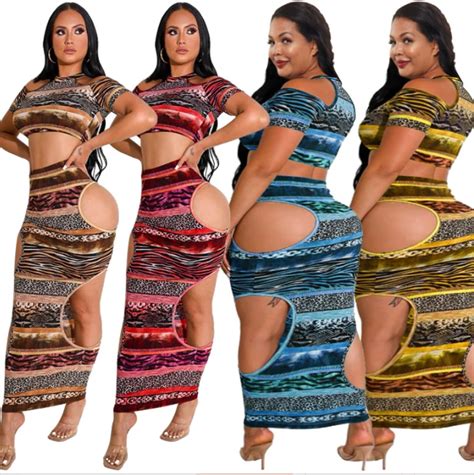 Wholesale Elegant Leopard Print Big Ass Fat Women Sexy Cheap Plus Size