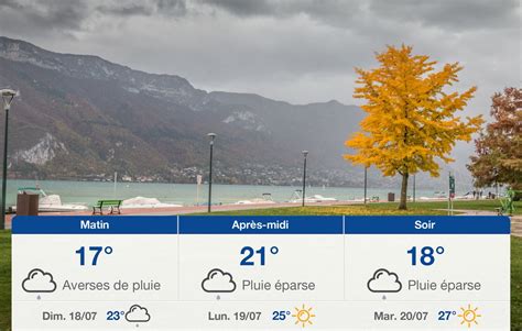 Météo Annecy Prévisions Du Samedi 17 Juillet 2021