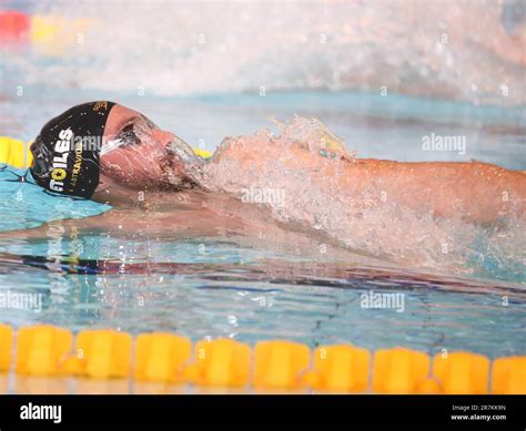 Stravius Jeremy Of Etoiles Men Heat M Backstroke During The