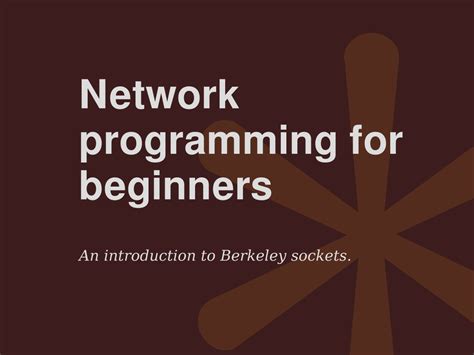 Network Programming For Beginners Introduction To Sockets Internal