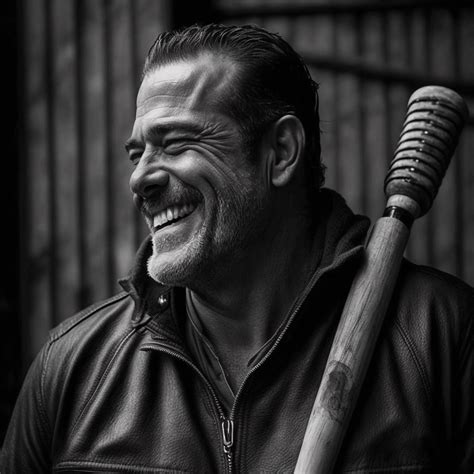 AI Art: Negan holding a bat and smiling : r/thewalkingdead