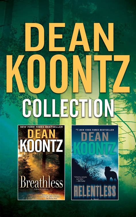 Dean Koontz Collection Breathless And Relentless Koontz Dean