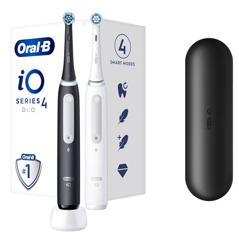 Braun iOG4d 2J6 2K Oral B iO4 Elektrinis Dantų Šepetėlis Duo Pack Matt