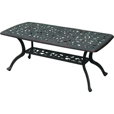 Cast Aluminum Cast Aluminum Coffee Table