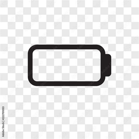 battery icons isolated  transparent background modern  editable