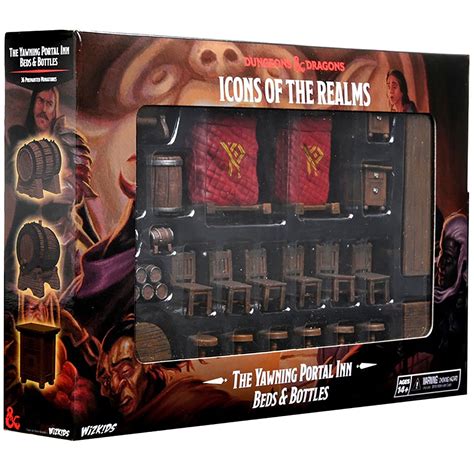 D D Icons Of The Realms The Yawning Portal Inn Beds Bottles RPG