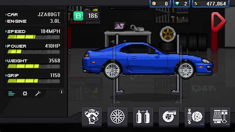 Pixel Car Racer Hp Toyota Supra Build Up Youtube