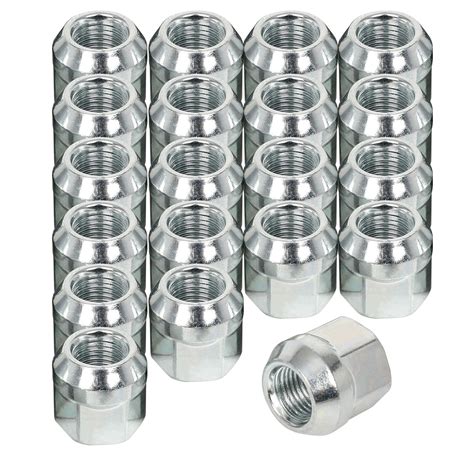 Set Hex Zinc Open End Acorn Bulge Lug Nuts X For Ford