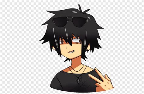 Black Hair Glasses Mangaka Anime Glasses Black Hair Fictional