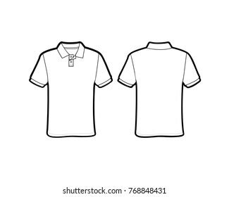 2 866 Golf Shirt Template Images Stock Photos Vectors Shutterstock