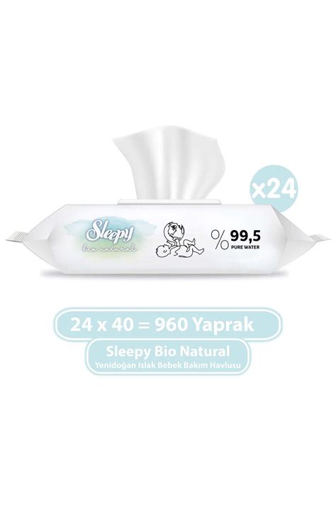 Sleepy Bio Natural Yenido An Islak Bebek Bak M Havlusu X