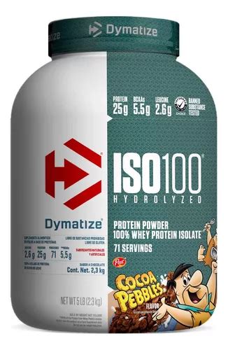 Dymatize Iso100 Proteína Aislada Cocoa Pebbles 5 Lbs MercadoLibre