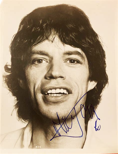 Lot Detail - The Rolling Stones: Mick Jagger In-Person Signed 8" x 10