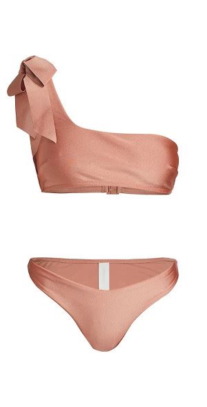 Zimmermann Women S Cira Bow Two Piece Bikini Set