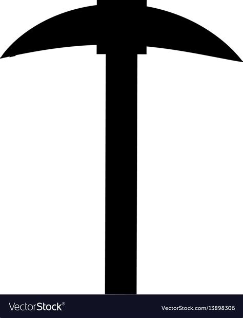 pick tool isolated icon royalty  vector image