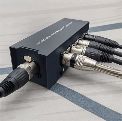 Channel Dmx Over Network Cable Extender Pin Xlr Male And Female To