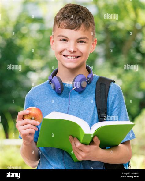 Boy Back To School Stock Photo Alamy