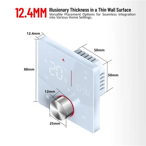 Termostato Smart Wifi Beca Bht Gclw Nero