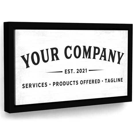 custom company sign create   business sign pretty perfect studio