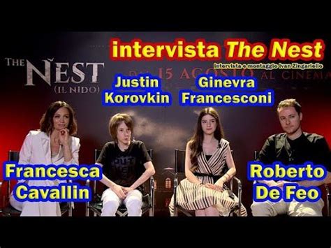 The Nest Il Nido Intervista A Roberto De Feo Francesca Cavallin E