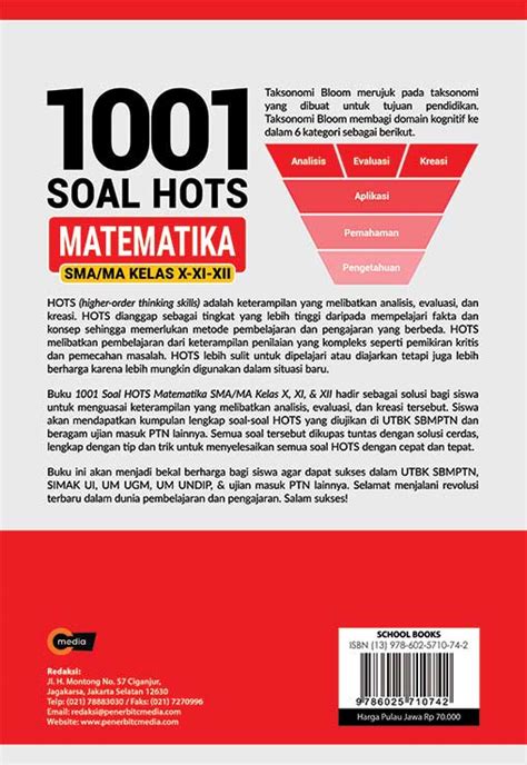 1001 Soal HOTS Matematika SMA MA Kelas X XI XII Penerbit CMedia