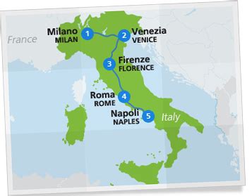 Eurail Map Of Italy