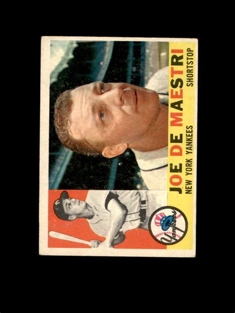 Topps Baseball Joe Demaestri Starx G Vg Ls Ebay