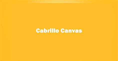 Canvas Cabrillo Login at my.cabrillo.edu - Unisportal