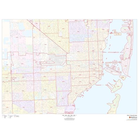 Miami Zip Code Map Broward