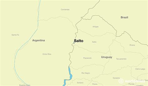 Where is Salto, Uruguay? / Salto, Salto Map - WorldAtlas.com