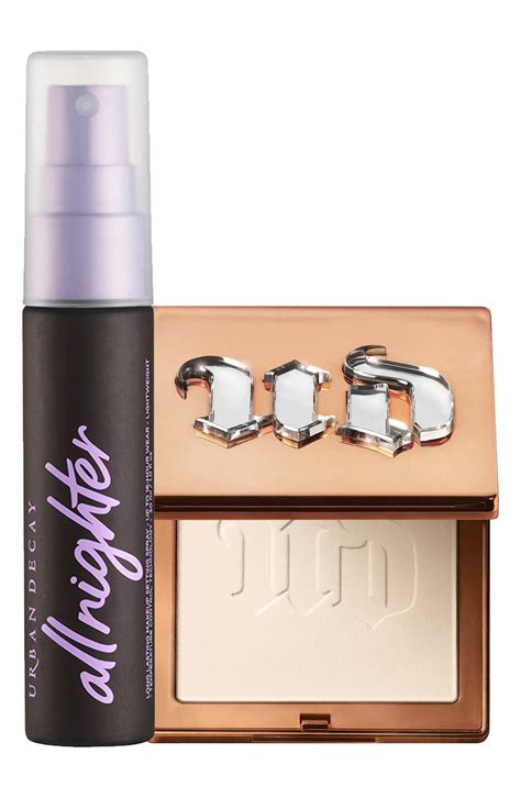 Urban Decay Stay Naked Powder All Nighter Setting Spray Travel Duo