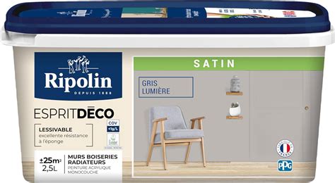 RIPOLIN Peinture Intérieure Multi Supports Murs Boiseries