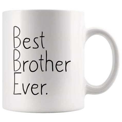 Unique Brother Gift: Best Brother Ever Mug Graduation Gift Funny Gag ...