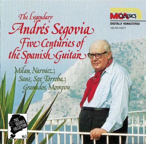 Buy Andrés Segovia Milan Narvaez Sanz Sor Torroba Granados