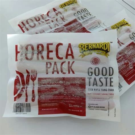 Jual Bernardi Horeca Breakfast Sosis Sapi Cl Gr Isi Pcs